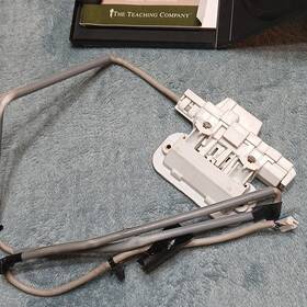 Ge Wd05x24793 Dishwasher Door Latch Assembly With Harness White Plastic Part