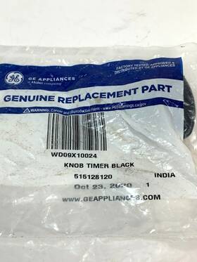Wd09x10024 Ge Dishwasher Timer Knob Black Genuine Replacement Part