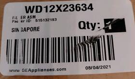 Wd12x23634 Ge Dishwasher Filter Assembly