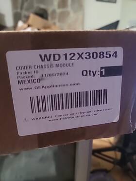 Wd12x30854 Ge Cover Chassis Module