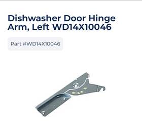 Wd14x10016 Ge Wd14x10046 Dishwasher Arm Hinge Lh Assy Oem Tested Genuine