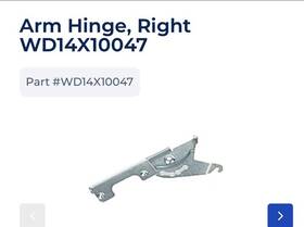 Wd14x10047 Ge Dishwasher Arm Hinge Right Side Tested And Working Oem Genuine