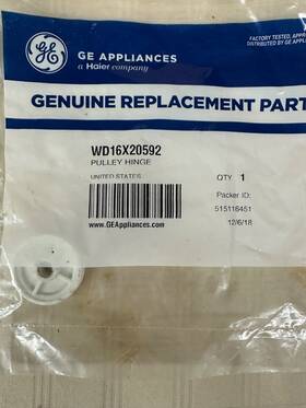 Wd16x20592 Ge New Dishwasher Pulley Hinge Set Of 2 - Part