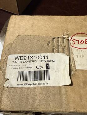 Wd21x10041 Ge New Oem Dishwasher Timer Control Discontinued Only One Online