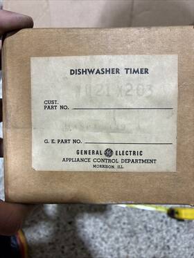Wd21x203 Ge Genuine Dishwasher Timer