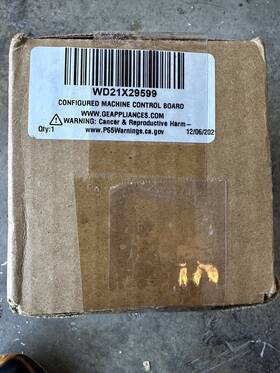 Wd21x29599 Ge Configured Control Board Part Was Installed But Didn T Fix The Issue