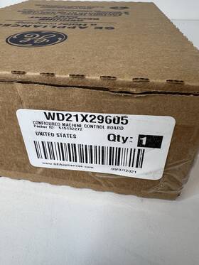 Wd21x29605 Ge Dishwasher Configured Machine Control Board New Sealed Box