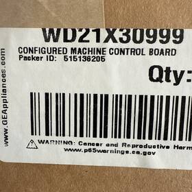 Wd21x30999 Ge Configured Machine Control Board