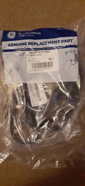 Wd21x31482 Ge New Oem Per Drawer Harness Free S/h