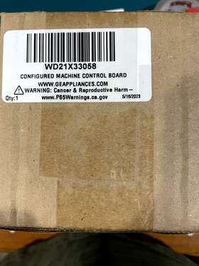 Wd21x33058 Ge Dishwasher Electronic Control Board New In Box Genuine Oem