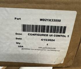 Wd21x33550 Ge New Oem Dishwasher Console And Configured User Interface Board