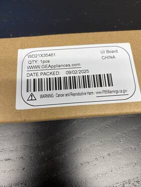 Wd21x35461 Ge Ui Board