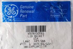 Wd28x10081 Ge Wd28x10131 Dishwasher Silverware Basket Lid Only New In Bag