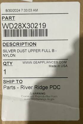 Wd28x10352 Ge Wd28x25018 Brand New Dishwasher Upper Rack Assembly Coated