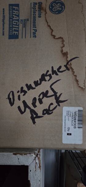 Wd28x303 Ge Dishwasher Upper Rack