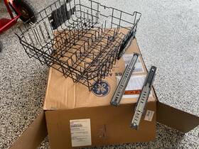 Wd28x34741 Ge Genuine Dishwasher Top Rack Part # Used With Rails