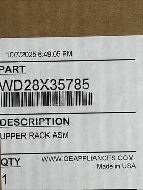 Wd28x35785 Ge Genuine Brand New Oem Upper Rack Asm