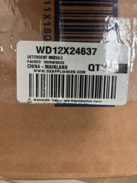 Wd2x24637 Ge Detergent Module Dispenser