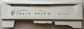 Wd34x10064 Ge Dishwasher Touchpad And Control Panel Escutcheon Insert Almond