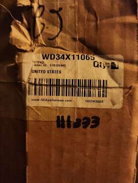 Wd34x11065 Ge Oem Dishwasher Keypad