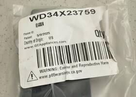 Wd34x23759 Ge Control Panel Oem New Same Day Shipping