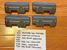 Zdt985ssn0ss Ge Left X2 Right Dish Rack Roller Assemblies For Dishwasher