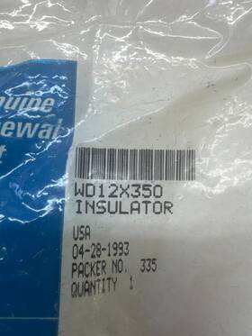 Wd12x350 General Electric Genuine Oem Dishwasher Insulator