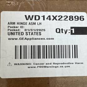 Wd14x22896 General Electric Ge Arm Hinge Asm Lh Oem