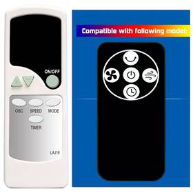 A520230223b01 Gengqiansi Laj16 Replacement Remote Control For Cascade Mk-tf0001 40 Inch Tower Fan And Sunter