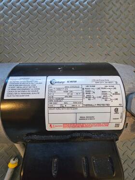 Cma00200 Genuine Century Ac Motor Commercial Dishwasher Cma00200. 10