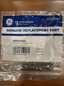 Wd03x10031 Genuine Ge Dishwasher Door Hinge Spring Ss
