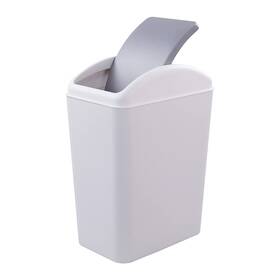 Ggbin 711202514027 Plastic Garbage Trash Cans With Swing Lid 16 L Grey Kitchen Bins