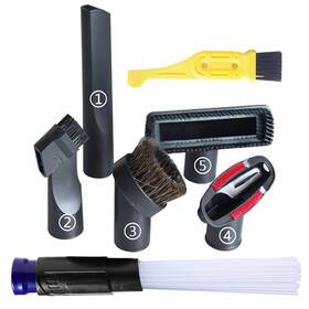 Gibtool 609378208232 Vacuum Attachments Accessories For 1 1/4 Inch Standard Hose - Crevice Uphol