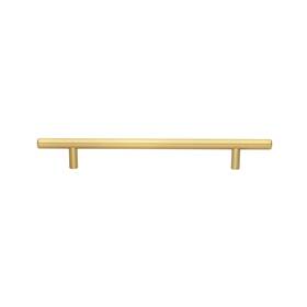 5004-178-sg Gliderite Hardware 7 Inch Center Solid Handle Bar Pull 10 Long Satin Gold 5004