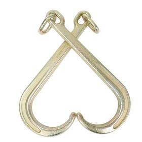 Yp0004 Gooeap Yellow Zinc Plated 15 Inch J Hook Heavy Duty Grade G70 Tow Axle Strap Wrecke