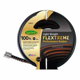 Gtxpr58100 Green Thumb Flextreme Performance Rubber Hose 5/8 Inch X 100 Ft. -