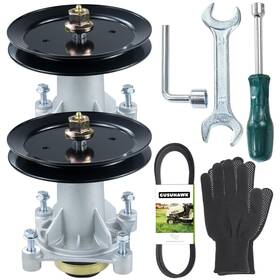 Ghdjtz001-012 Gusuhawk 2 Pack Pre-greased 587819701 Spindle Assembly Kit With 197473 Pulley 59285500
