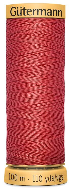 110yd-bright Gutermann 103c-4930 Natural Cotton Thread Coral -