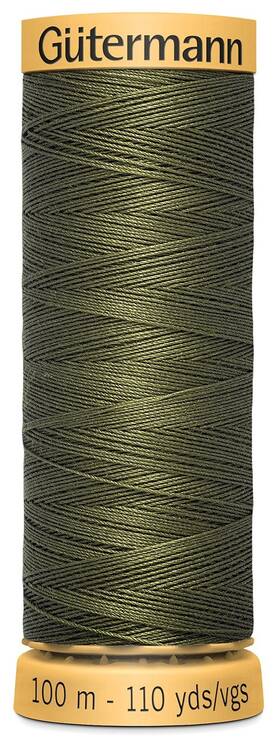 110yd-olive Gutermann 103c-8780 Natural Cotton Thread -