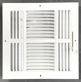 Hbw 963063152122 10 Inch X Duct Opening Size 3-way Stamped Face Steel Ceiling/sidewall Ai
