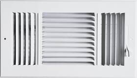 Hbw 963063152146 12 Inch X 6 Duct Opening Size 3-way Stamped Face Steel Ceiling/sidewall Air
