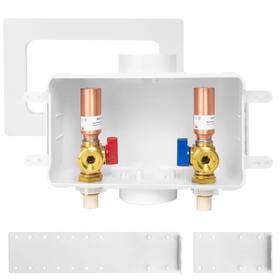 Wm03-cpvc-copper Hesun Washing Machine Laundry Outlet Box 1/2 Inch Cpvc Inlet X 3/4 Mh