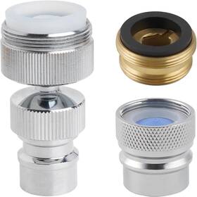 Hibbent 313042371374 2 Pack Dishwasher Faucet Adapter Snap Connection On