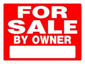 840241 Hillman 6 Pack - For Sale By Owner Sign 18 X 24 Inch