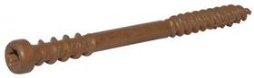 48446 Hillman Fasteners 4 Pack Deck Plus Exterior Composite Screws Star Brown Ceramic 2.5- Inch X#10 5-lb