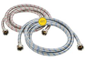 Hippohose 732940941982 Washing Machine Hoses 4ft - Oct Connect For Easy And Secure Tightening Univ