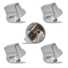 Wcg55us0hs00 Hlzds W11366438 Cooktop Knobs 5 Pack Compatible With Whirlpool Wcg55u
