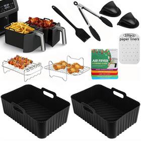Hd0251 Homelylife Air Fryer Accessories Silicone Liners For N Inch .. Fast Ship