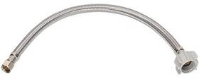 Compressionx7 Homewerks Worldwide 7233-20-12-2 Toilet Connector Stainless Steel 1/2 Compressionx7/8 Ballcockx20 Inch - 7233-20-1