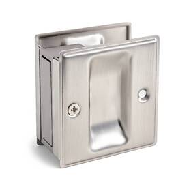 Pdl-002-sn Homotek Passage Sliding Door Pull Satin Nickel Without Switch Plate - Replace